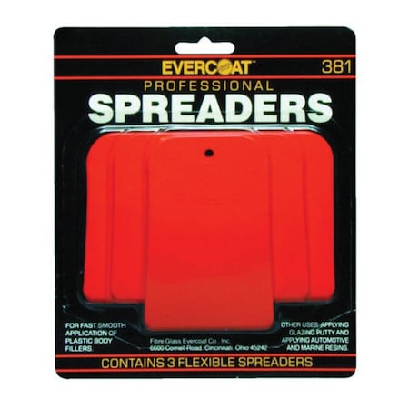 Evercoat Spreaders Kit 3 Pack, 3PK 100381